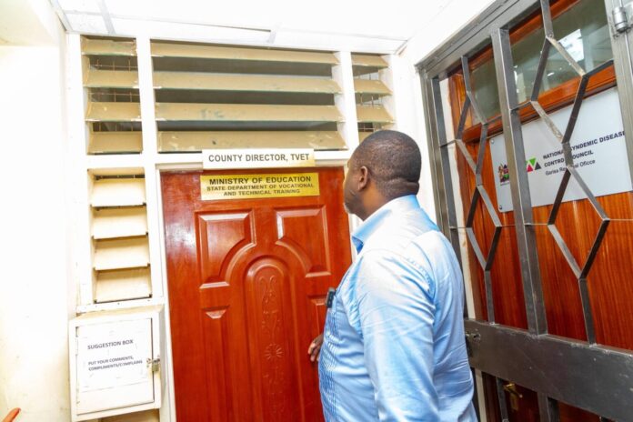 Cabinet Secretary Ruku Dissatisfied By The Closure of Public Service Offices As He Visits Garissa