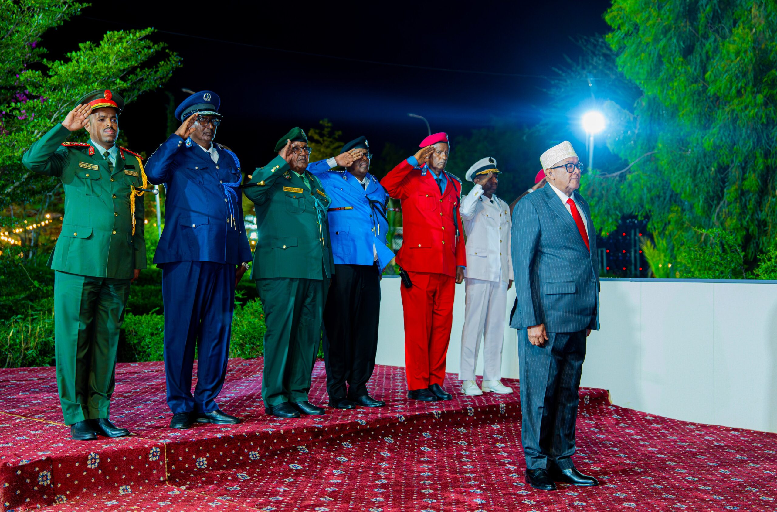 Presudent Abdirahman Irro on 26 June 2026.