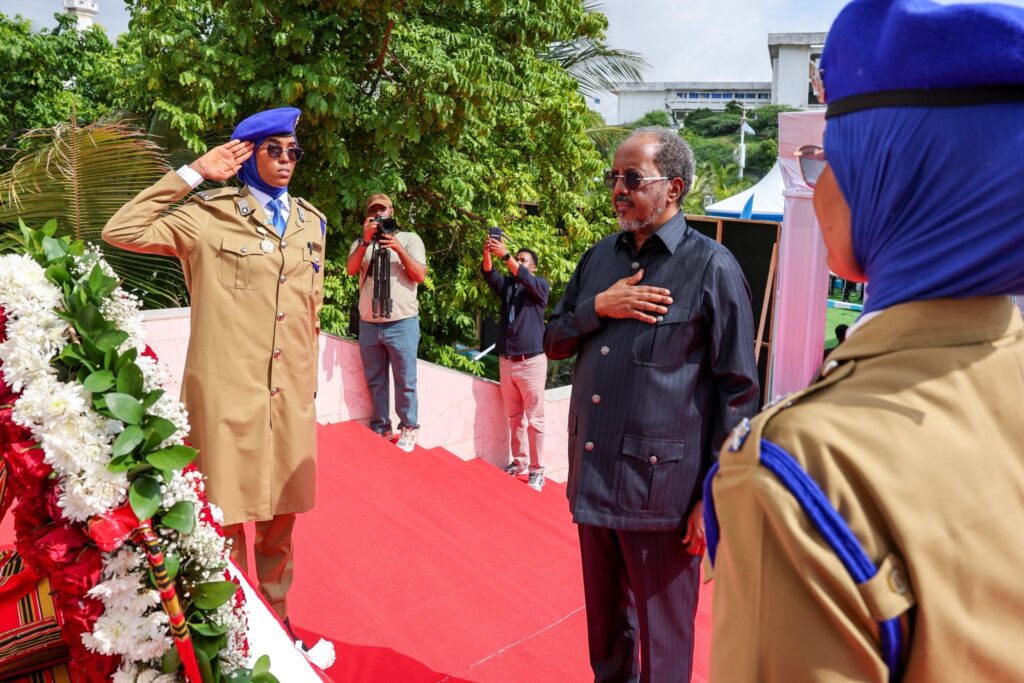 Hassan Sheikh Commemorates June 26 Independence Anniversary with Wreath-Laying Ceremony