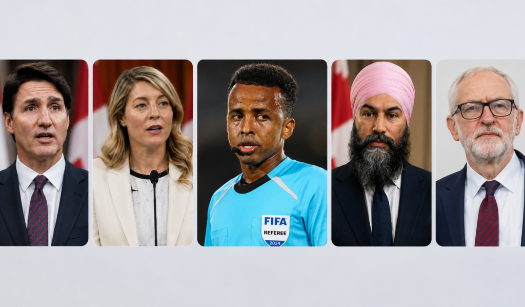 Canadian Leaders and Former UK Labour Party leader Jeremy Corbyn Back Somali FIFA Referee Omar Artan After U.S. Entry Denial
