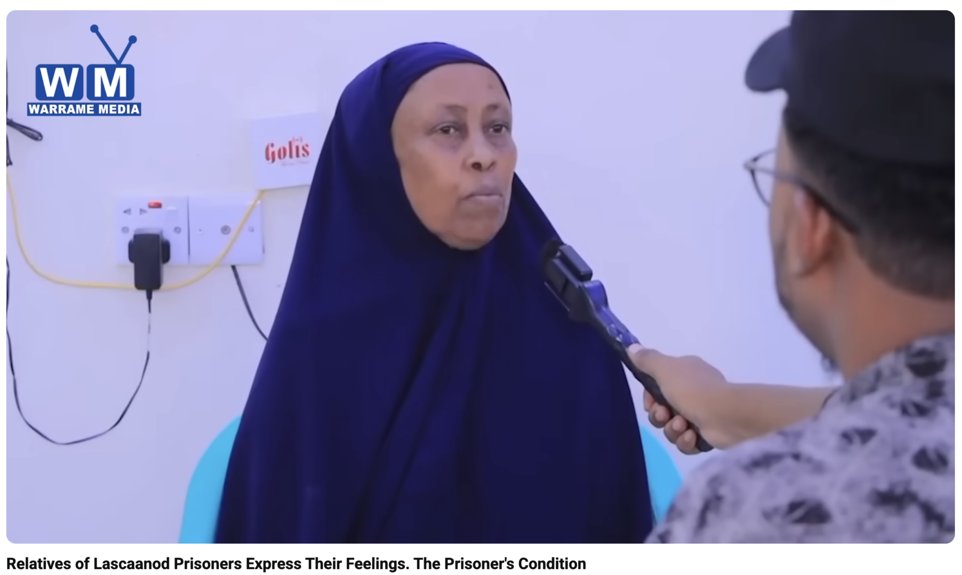 Screengrab from the video ‘Relatives of Las Anod Prisoners Express Their Feelings and Concerns About Prisoners’ Conditions.’ posted on Warrame Media on 9 June, 2025.