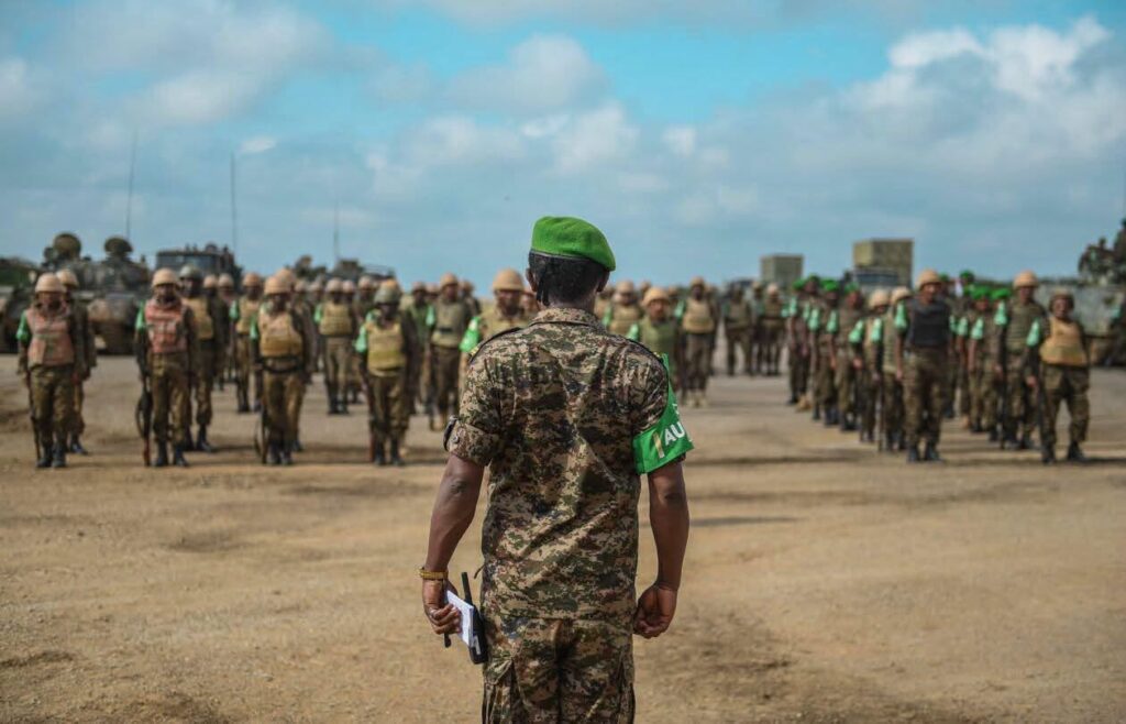 AU Forces fighting Al-Shabaab in Somalia.