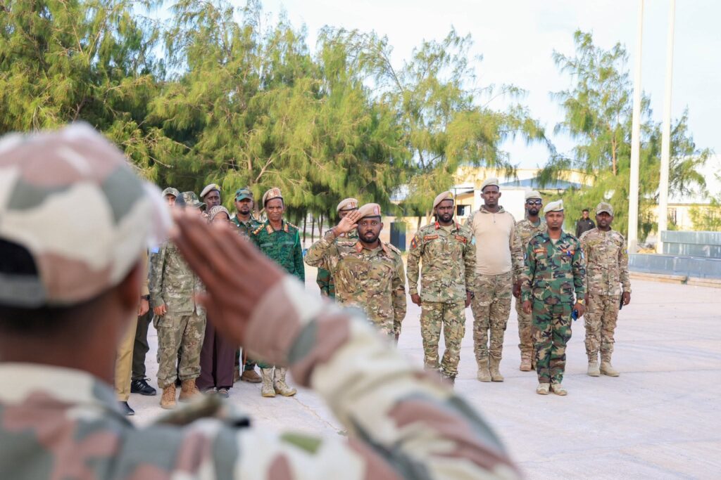 Somalia military officials in Mogadishu. | PHOTO/Official.