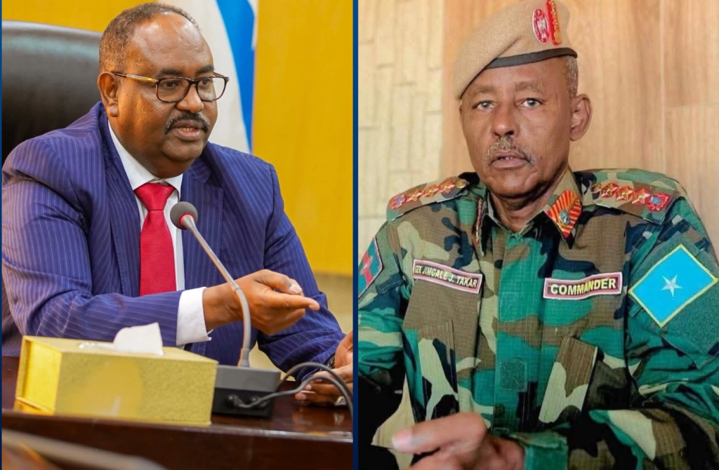 The administration of President Said Abdullahi Deni and General Jimcaale Jama Takar have reached a preliminary agreement aimed at resolving the dispute that has strained relations between the two sides in recent weeks.