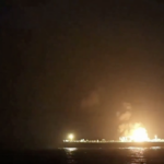 Houthis Bomb Saudi-Owned Oil Tanker Houthis Set On Fire Saudi-Owned Oil Tanker