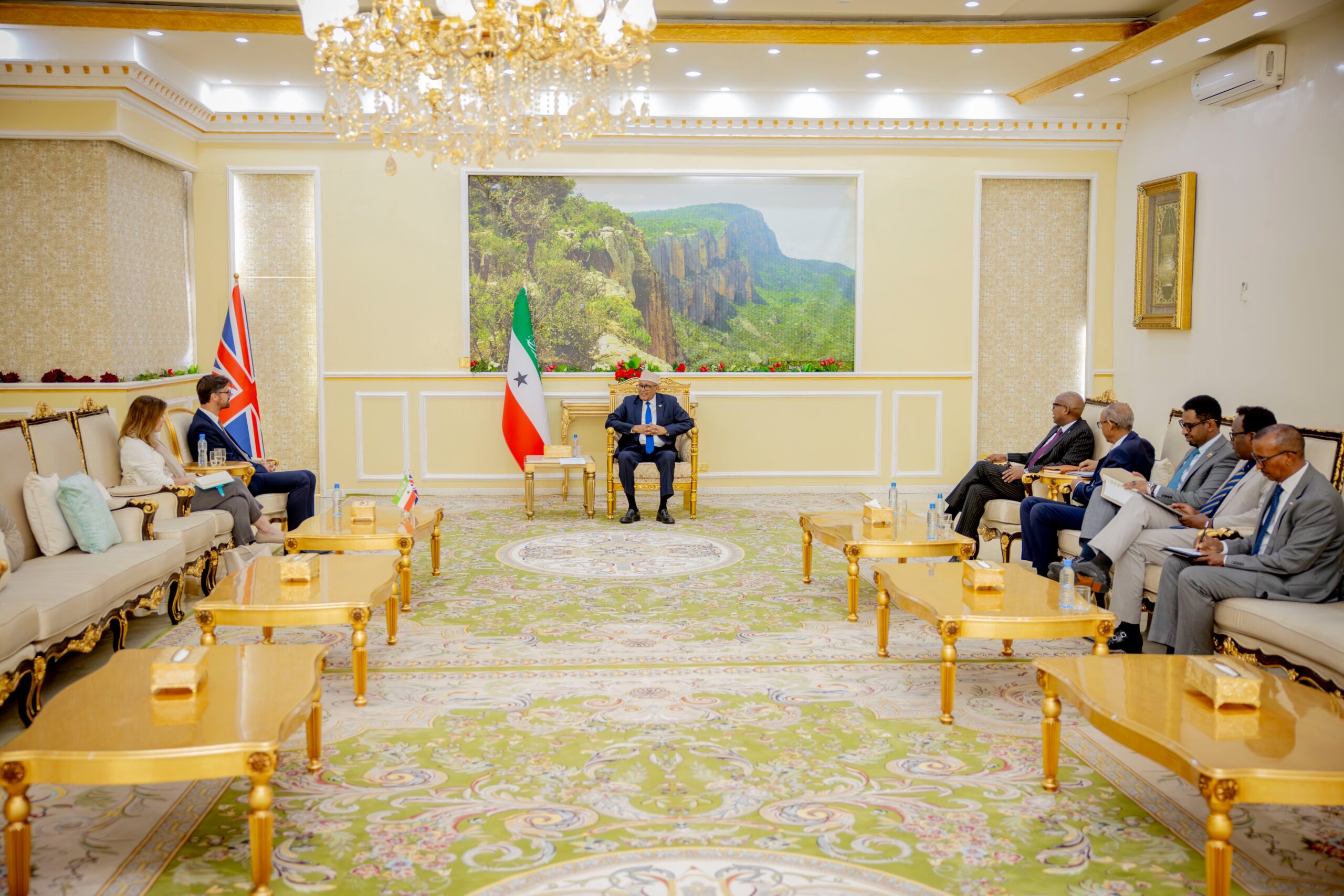 The British Ambassador to Somalia, Charles King, visited Hargeisa, the capital of Somaliland, on Tuesday. | PHOTO/Official.