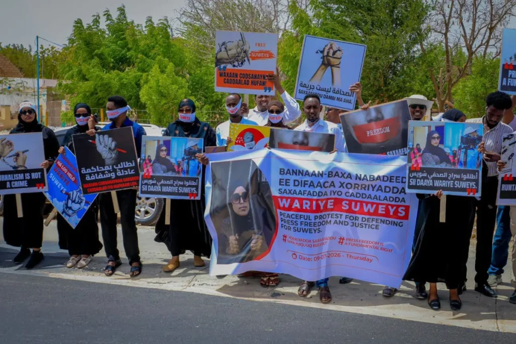 Puntland Journalist Suways Gacayte Held Without Charge for 10 Days To Appear in Court