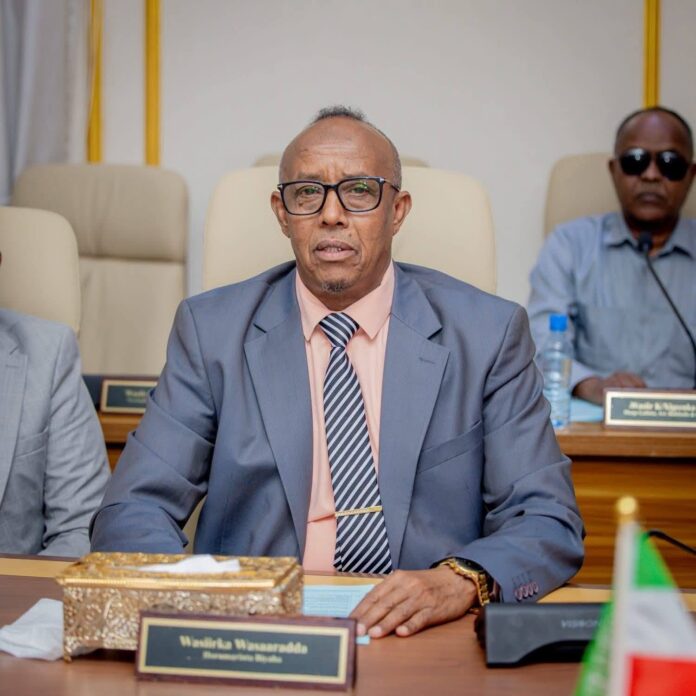 Mohamed Abdimalik Ahmed, Somaliland's Minister for Water Resources.