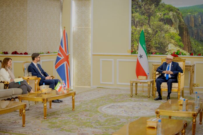 The British Ambassador to Somalia, Charles King, visited Hargeisa, the capital of Somaliland, on Tuesday. | PHOTO/Official.