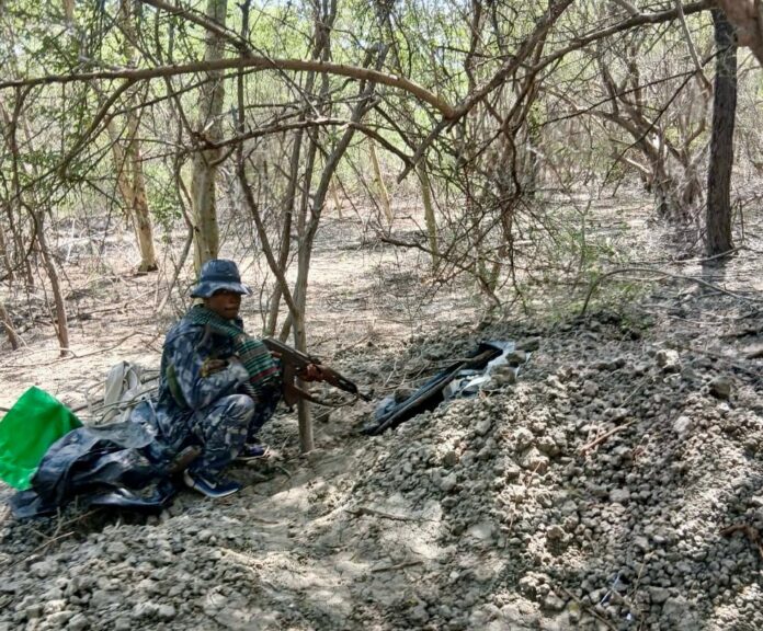 The officials said the operation destroyed at least seven positions used by the group’s fighters, with the forces seizing weapons, military supplies and other equipment found at the sites.