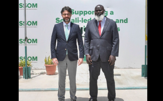 AUSSOM Hosts High-Level Meeting at Mogadishu Headquarters