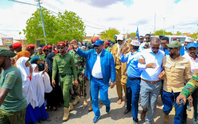 Puntland President Arrives in Galkayo