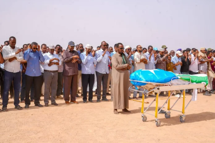 President Deni Attends Muse Mohamed Guure's Funeral