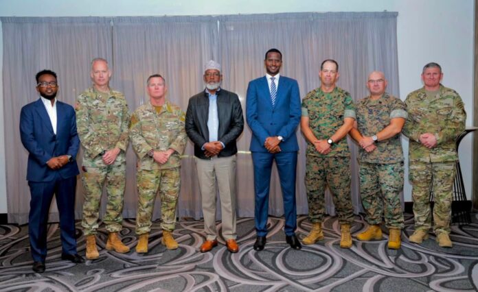 Ahmed Madobe Meets AFRICOM Special Operations Officers